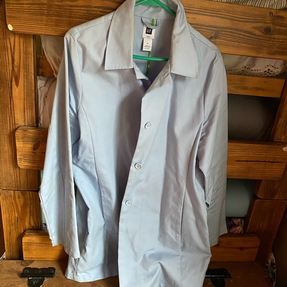 Baby Blue trench coat